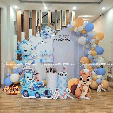 Trang Trí Sinh Nhật Bé Trai Tại Nhà Hà Nội