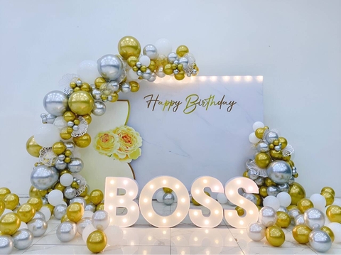 Trang trí sinh nhật cho sếp đẹp