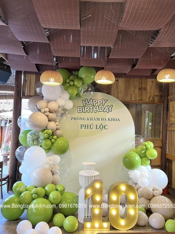 Trang Trí Sinh Nhật Cho Công Ty Bằng Bóng Bay