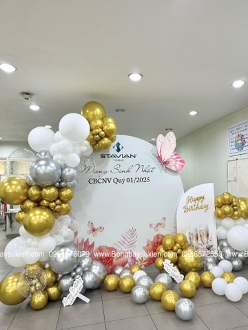 Trang Trí Sinh Nhật Công Ty Đơn Giản