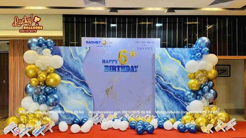 Trang Trí Sinh Nhật Công Ty Ngoài Trời