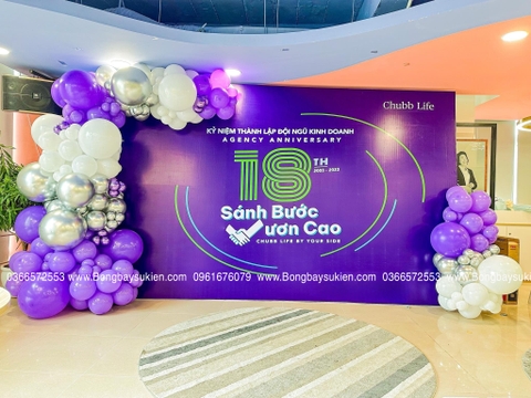 Trang Trí Sinh Nhật Công Ty Sang Trọng