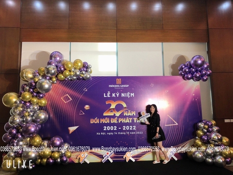 Trang trí sinh nhật công ty tại Ba Đình