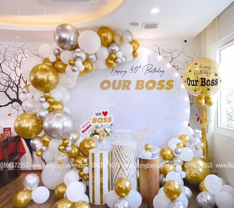 Trang Trí Sinh Nhật Độc Đáo Cho Sếp Nam