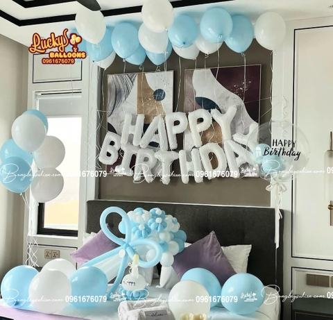 TRANG TRÍ SINH NHẬT ĐƠN GIẢN BẰNG BÓNG BAY 2