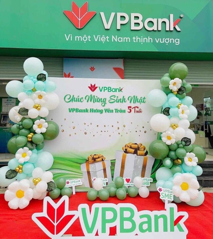 Dịch Vụ Trang Trí Sinh Nhật Ngân Hàng VPBank
