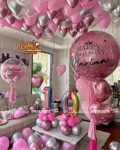 Trang Trí Sinh Nhật Người Lớn Bằng Bóng Bay 2