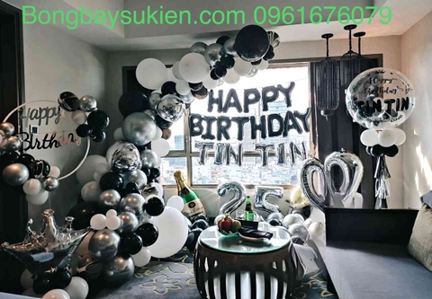 Trang Trí Sinh Nhật Người Lớn Bằng Bóng Bay