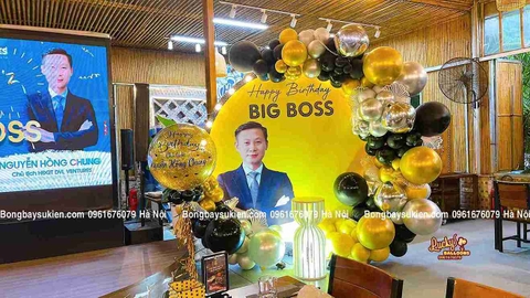 Trang Trí Sinh Nhật Sếp Đơn Giản