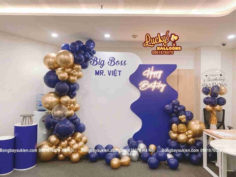 Trang Trí Sinh Nhật Sếp Tại Công Ty