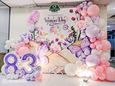 Trang Trí Sự Kiện Quốc Tế Phụ Nữ 8 Tháng 3