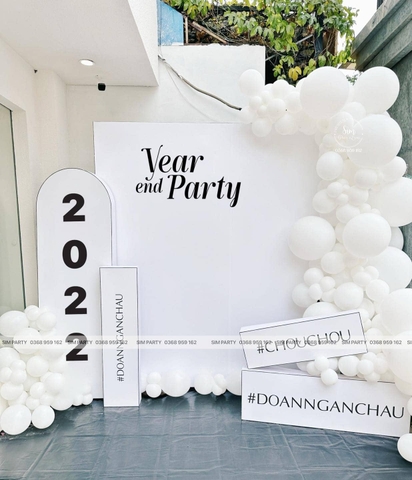 Trang trí tiệc tất niên công ty Year End Party 1
