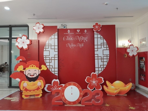 Trang Trí Tết Văn Phòng Làm Việc