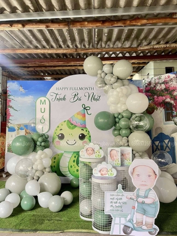 Trang Trí Đầy Tháng Bé Tuổi Rắn