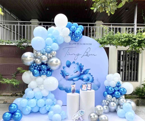 Trang Trí Tiệc Đầy Tháng Full Month Cho Bé 1