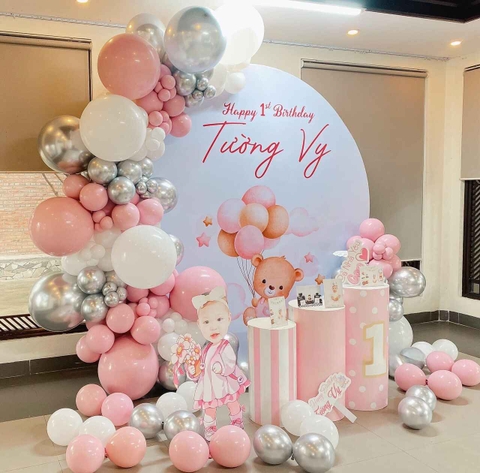 Dịch Vụ Trang Trí Tiệc Đầy Tháng Full Month Cho Bé 6