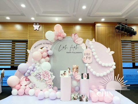 Dịch Vụ Trang Trí Tiệc Đầy Tháng Full Month Cho Bé 8