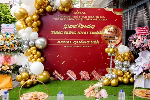 Trang trí tại khai trương tại Hà Nội