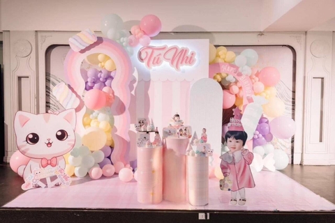 Trang Trí Tiệc Sinh Nhật Đẹp Cho Bé Gái 6