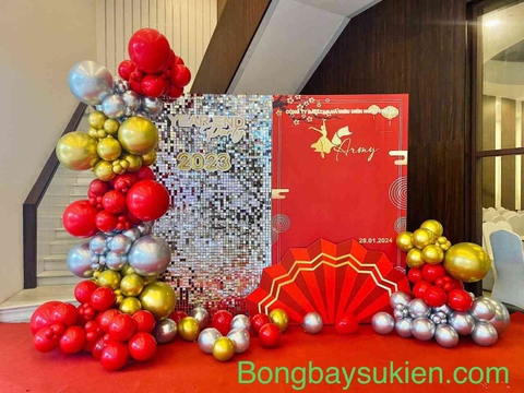 Trang Trí Tiệc Tất Niên Công Ty Đơn Giản