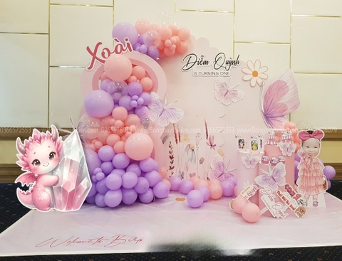 Trang Trí Tiệc Thôi Nôi Bé Gái Tuổi Thìn