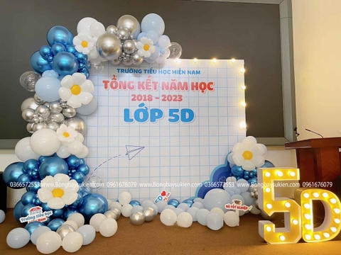 Dịch Vụ Trang Trí Tổng Kết Năm Học Cho Bé Tiểu Học