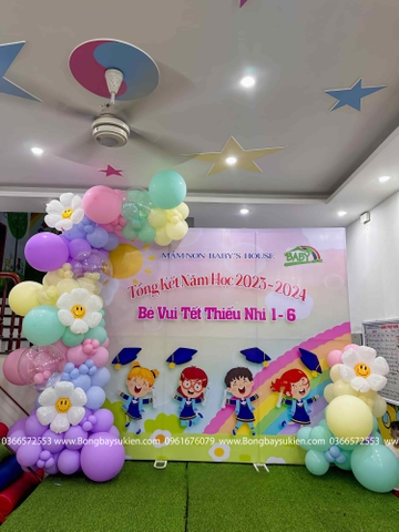 Trang Trí Tổng Kết Năm Học Mầm Non Cầu Giấy