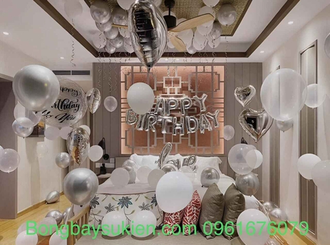 Ý Tưởng Trang Trí Bóng Bay Sinh Nhật Vợ Yêu