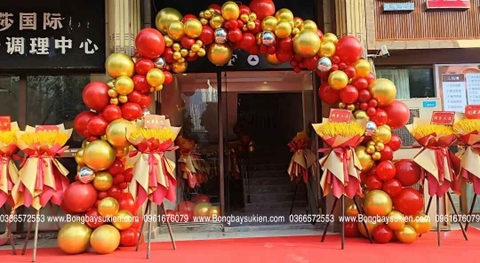 Ý Tưởng Trang Trí Cổng Bóng Bay Khai Trương