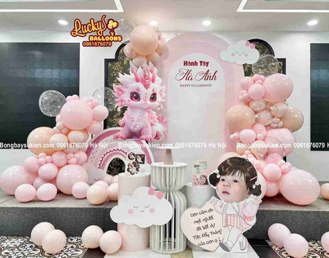 Ý Tưởng Trang Trí Đầy Tháng Bé Gái