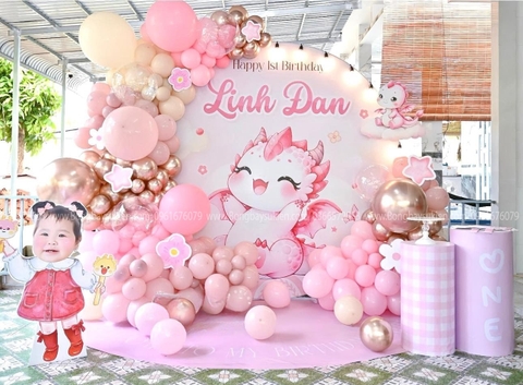 Trang Trí Sinh Nhật Bé Gái Tại Nhà Đẹp