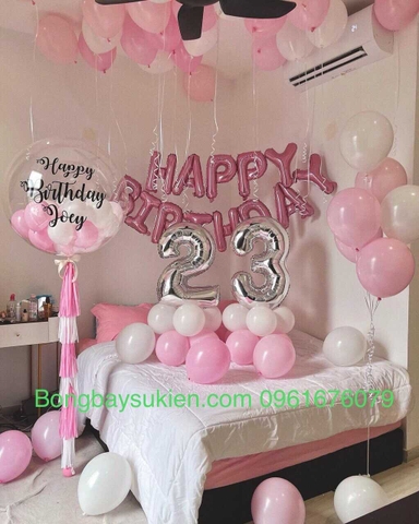 Ý tưởng trang trí sinh nhật trong phòng ngủ