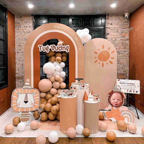 Ý Tưởng Trang Trí Tiệc Đầy Tháng Cho Bé Trai