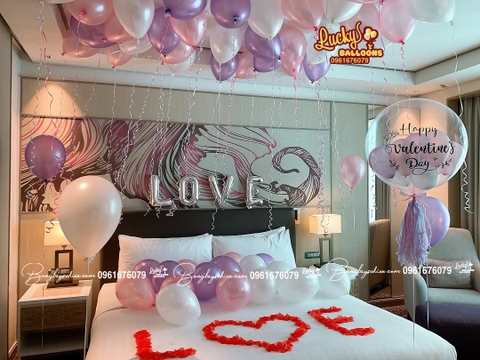 Ý Tưởng Trang Trí Valentine Với Bong Bóng Đơn Giản