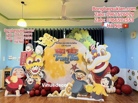 Dịch Vụ Trang Trí Trung Thu Cho Lớp Học Đẹp Tại Hà Nội