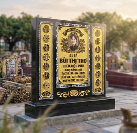 Khắc Bia Mộ Chữ Nổi 3D - 100 Năm Không Phai Màu Chữ