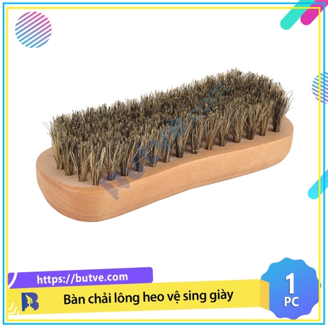 Bàn chải lông heo vệ sinh giày chuyên dụng