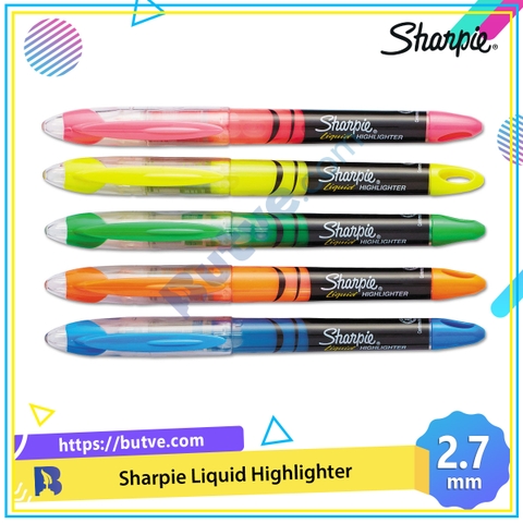 Bút dạ quang mực nước Sharpie Liquid Highlighter 2.7mm (Cây lẻ)