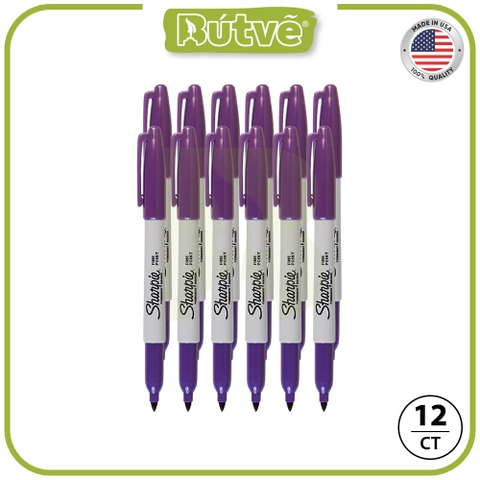 Bút lông dầu Sharpie Fine Point 0.9mm đánh dấu đa năng - Tím (Purple) 30008