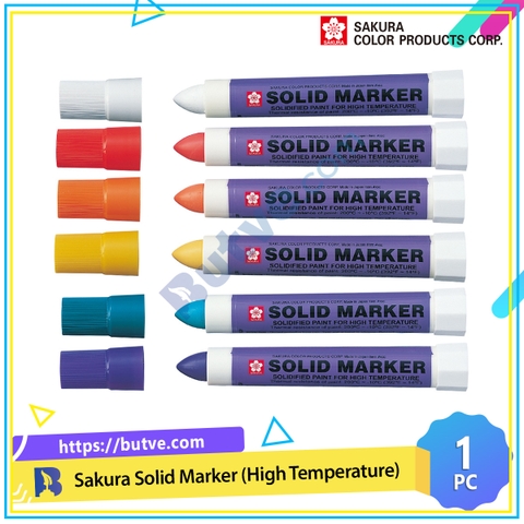 Bút sáp màu chịu nhiệt độ cao Sakura Solid Marker High Temperature – Ngòi 12.0mm
