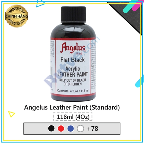 Màu acrylic vẽ lên da, vải Angelus Leather Paint (Standard) – 118ml (4Oz)