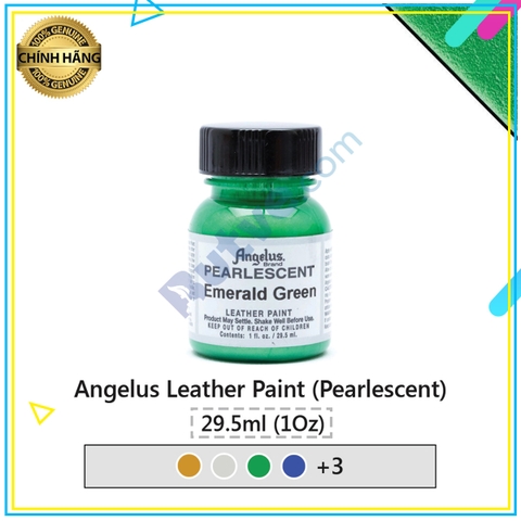 Màu acrylic vẽ lên da, vải Angelus Leather Paint (Pearlescent) – 29.5ml (1Oz)