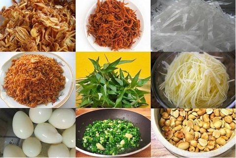 Nguyên liệu làm bánh tráng dẻo tại nhà