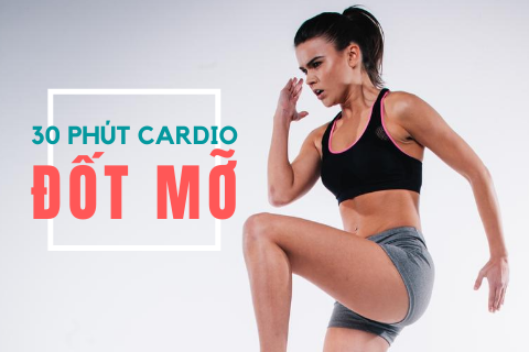 30 phút mỗi ngày với bài tập Cardio giảm mỡ toàn thân cho nữ
