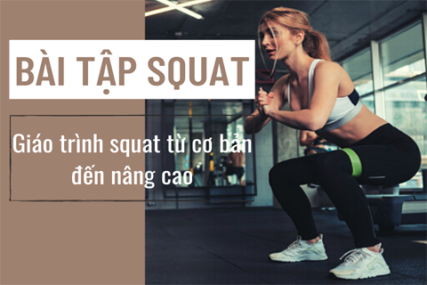Bài tập Squat - Giáo trình Squat từ cơ bản đến nâng cao