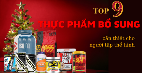 Top 9 loại thực phẩm bổ sung cần thiết nhất cho người tập thể hình