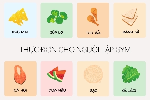 Thực đơn cho người tập gym tăng cân tăng cơ giảm mỡ trong 7 ngày