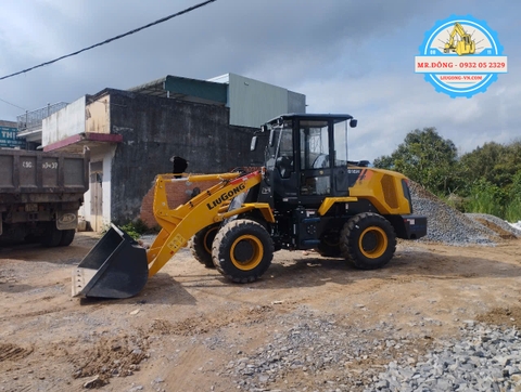 BÀN GIAO THÀNH CÔNG MÁY XÚC LẬT LIUGONG CLG816H TẠI LÂM ĐỒNG