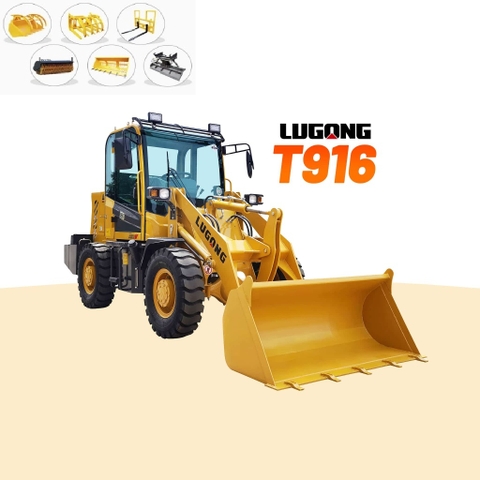 Máy Xúc Mini Lugong T916