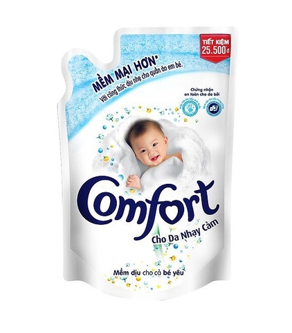 유니레버 컴포트 센서티브 스킨 섬유유연제 팩 1.6L COMFORT dam dac cho da nhay cam tui